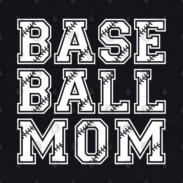 BASE BALL MOM LETTER GRAPHIC by LENTEE